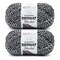 Bernat Blanket Inkwell Yarn - 2 Pack of 300g/10.5oz - Polyester - 6 Super Bulky - 220 Yards - Knitting/Crochet